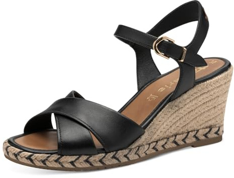 Tamaris Damen Klassische Ballerinas, Frauen Flats,Comfort Lining,TOUCHit-Fußbett,Slip-ons,klassisch elegant,Ballerinen,Black,38 EU