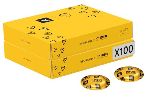 Nespresso Professionnel pour Café Joyeux - 100 capsules (2 boîtes de 50) - Adapté aux professionnels