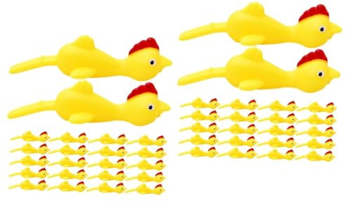 BESTonZON 48 Teiliges Katapult Küken Kinderspielzeug Kinderspielzeug Küken Spielzeug Dehnbares Sinnesspielzeug Fingerspielzeug Quetschspielzeug Für Kinder Quetsch Sensorspielzeug