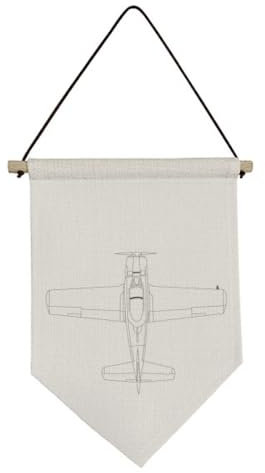 Flugzeug-Diagramm, Waffe, Art-Deco, modische Leinwand-Flagge, hängende Wandkunst, Dekor-Banner