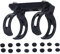 Fahrrad-Wasserflaschenhalter, Fahrrad-Flaschenhalter-Halterung, Fahrrad-Wasserflaschenhalter-Halterungs-Adapter für Birdy für DAHON, Schwarze Sattelstütze Wasserkocher-Halterung