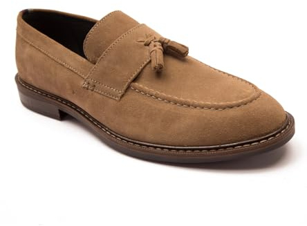 Thomas Crick 'Clinton' Men's Leather Tassel Formal Loafer Shoes