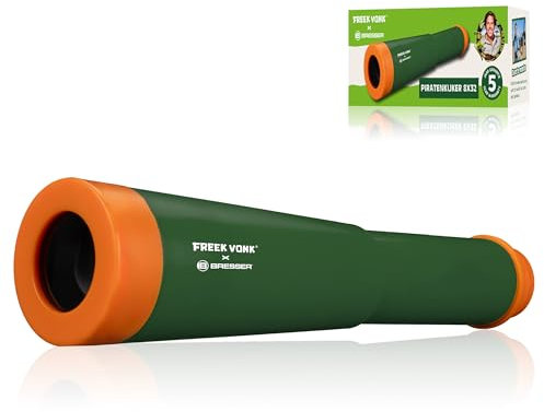 Freek Vonk x Bresser Kinderfernrohr 8x32 – leichtes, Robustes Fernrohr für Kinder mit 8-facher Vergrößerung, 32 mm Objektiv, vergütete Optik