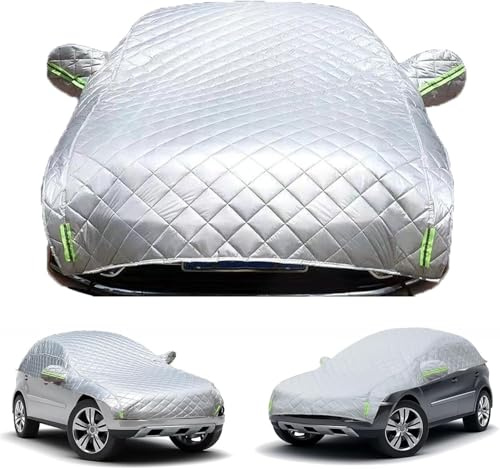 Halbgarage Auto für Citroen Citroen C3 2002-2024, Abdeckplane Geeignet Für Alle Arten Von Familienautos Verdicken PEVA-Material, Hagelschutz Auto, Autoabdeckung Outdoor