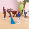 RKMYTR 3D Frozen Cake Topper Figures Set 6Pcs Frozen Cake Decorations Cartoons Cupcake Figurine For Kids Birthday Baby Shower Theme Party Supplies