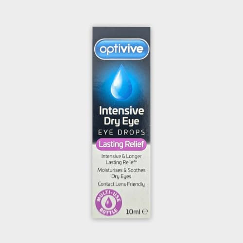 Supereyes Intensive Dry Eye Drops, Lasting Relief, Moisturises & Soothes Dry Eyes, Contact Lens Friendly, 10ml