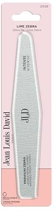 JEAN LOUIS DAVID - Lima per unghie Zebra - Manicure perfetta, con immagine intensa, di alta qualità, lavabile, durevole, veloce