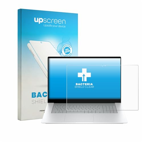 upscreen Antibakterielle Schutzfolie für HP OmniBook X 17-de0776ngx Klare Displayschutz-Folie