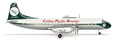Herpa 562034 - Cathay Pacific Airways, Lockheed L-188A Electra - 60th Anniversary