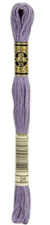 DMC 6-Strand Embroidery Cotton 8.7Yd-Medium Light Eggplant