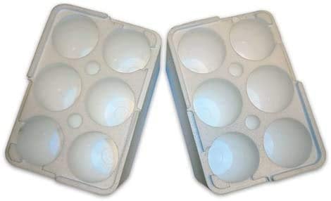 Lot de 2 contenants en polystyrène pour bouteilles (6 bouteilles de 0,75) pour emballage de vin et huile