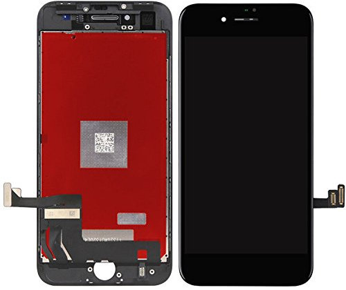 iPhone 8 Plus LCD Touch Screen Digitizer Ersatz von Global Reparatur Bildschirm mit Geschenk Repair Tools Kit, 8 plus black