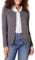 Amazon Essentials Cardigan Girocollo Leggero (Taglie Forti Disponibili) Donna, Carbone Puntinato, L