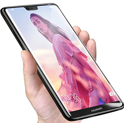 FUMUM Cristal Templado para Huawei P20 Lite Protector de Pantalla,Premium 9H Anti-Arañazos, Anti-Huellas Dactilares, Sin Burbujas Vidrio Templado[2 Piezas]