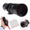 420-800mm F/8.3 Manual Focus Telephoto Zoom Lens Teleconverter Lens Support T2 Mount Adapter for Canon EOS 5D I II III IV, 6D, 7D, 10D 400D, 450D, 500D, 550D, 600D, 700D, 1000D, 1100D, 1200D Camera