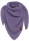 KNIT FACTORY - Coco Dreiecksschal Junior - Mädchen Strickschal mit Wolle - Halstuch für Kinder - Violetter Kinderschal - Umschlagtücher aus Hochwertige Qualität - Kinder Schal - 140 x 60 cm - Violett