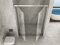 Box Porta doccia cristallo 6 mm 1 lato apertura SALOON battente interna o esterna trasparente o opaco anticalcare H190cm misure 60cm 70cm 80cm 90cm 100cm 110cm 120cm 130cm 140cm (Vetro Opaco, 90)