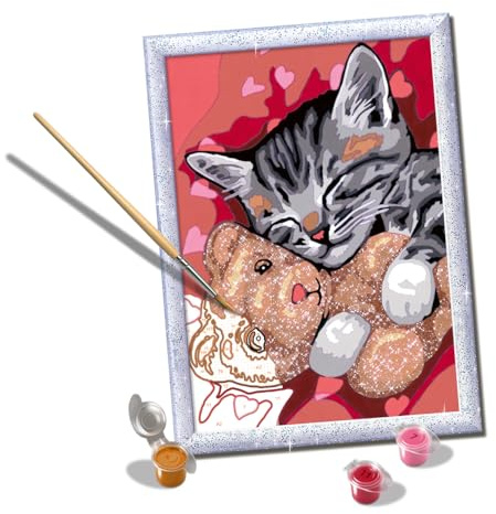 Ravensburger CreArt Series D Classic Kitten and its Bear
