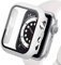 SOLOLUP Cover Compatibile per Apple Watch Series 6/Se/5/4 44mm con Vetro Temperato Pellicola Protettiva，PC Rigido Caso Antiurto Protezione Completa per iwatch 44mm Custodia，Bianco