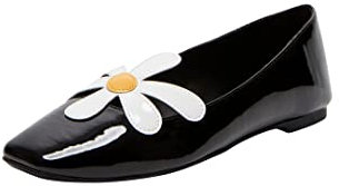 Katy Perry The Evie Daisy Flache Ballerinas f r Damen, Schwarz, 5