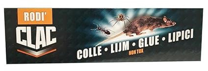 Rodi'CLAC Colle Piégeante Non Toxique – Tube 135g – Anti Rats, Souris, Cafards, Punaises de Lit et Insectes Rampants – Piège Adhésif Efficace Intérieur/Extérieur
