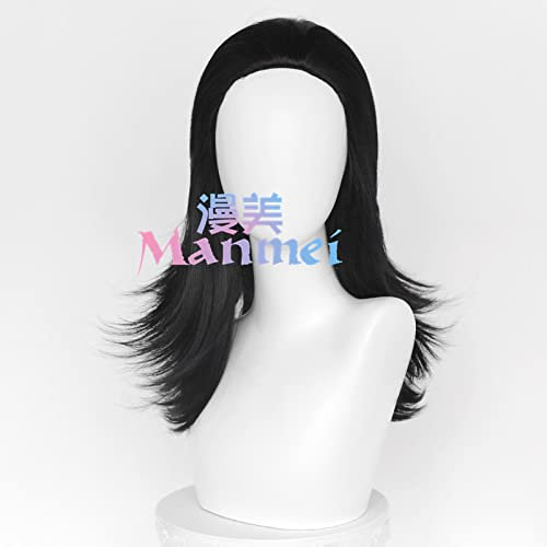SEIZIS Wig Anime Cosplay Thor Avengers 3 Loki Cos Wig Loki Black Back Head Hierarchical Anti-Alice Wig