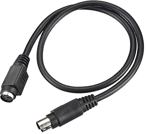 sourcing map PS/2 Maus und Tastatur Erweiterung Kabel 6 Pin 1,64Ft | Stecker an Buchse für PC