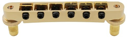 Wilkinson WOGB1 52mm Chevalet Nashville Tune-O-Matic Bridge pour Guitare électrique USA Les Paul Epiphone SG, Doré