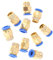 10pcs Connecteur Rapide Pneumatique 1, 4 Bsp à 8mm Push Fit Raccord Pneumatique 8mm Droit Push Air Raccords Adaptateur 8mm Diamètre Intérieur Filetage Mâle