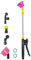 kowaku Tige de pulvérisateur rétractable Tige de rallonge de pulvérisateur Arrosoir Accessoires de pulvérisation de Jardin Buse et poignée, 5 Buses rétractables