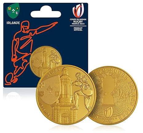 Monnaie de Paris Rugby World Cup 2023 Tournament Ireland Team Coin 0.25 Quarter Euro France