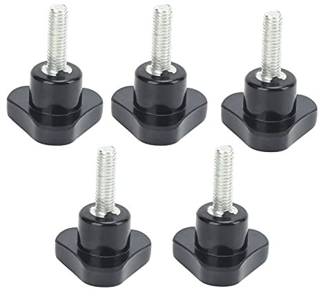 5-teilige Knopfschraube, M6-Gewinde, Drehmaschine-Handgriff-Drehknopfmutter-Schraube, Handdrehschraube-Knopfschraube, Dreieck-Knopfschraube, (M6*32*20)
