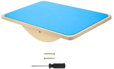HEMOTON Balanceboard Für Kinder Outdoor-spielset Trittsteine Balancieren Draußen Spielzeug Balancespielzeug Für Kinder Schaukelwippe Für Kinder Kleinkind Draussen Holz Spielzeugset