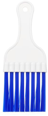 PATIKIL Air Conditioner Fin Comb, Plastic Whisk Brush Condenser Cleaning Brush Refrigerator Coil Fin Cleaner Radiator Repair Tool for AC Unit, White Blue