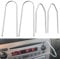 4PCS Car Radio Removal Tool U And V Shape for Ford Radio Removal Keys Replacement Pin Removal Tool Kits for Car Stereo,Radio,Head Unit and CD Player