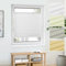 Jalousiescout Plissee Klemmfix ohne Bohren—Jalousie 140x110cm weiß Sichtschutz Fenster Sonnenschutz, Lichtdurchlässig Rollo für Fenster & Tür, Hochwertiges Polyester Pure Plissee