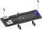 Luckxing Pilates Reformer Maschine - Kompakte Pilates Maschine mit Telefonhalter, 2 Griffen, Elastischer Kordelzug - Tragbares Trainingsbrett für Brust- und Bauchübungen - Schwarz, Polypropylen