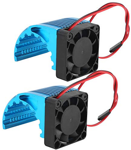 2 Stück Motorkühlkörper, 42 Mm Bürstenloser Motorlüfter für 4274 7282 1515 RC-Fernbedienungsauto