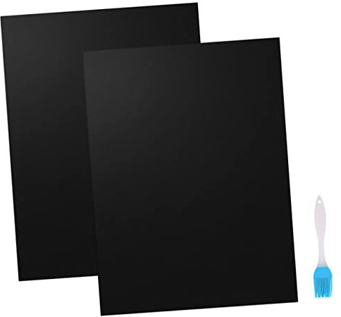 Milisten 1 Juego Alfombra De Barbacoa Estera De Rejilla De Barbacoa Alfombra De Parrilla Aire Almohadilla De Parrilla Ignífuga Parrilla Interior Parrilla Eléctrica Fibra De Vidrio