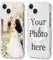 Coiwxmoi Personalisierte Magnetisch Handyhülle für iPhone 14/iPhone 13 6,1'' [Kompatibel mit MagSafe], Klare Personalisiert Hülle mit Bild Foto Text Selbst Gestalten Design Schutzhülle für iPhone 13
