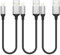 Acecene 30 cm, cavo USB a Lightning, corto, confezione da 3 pezzi, certificato MFi, USB iPhone, cavo di ricarica rapida, compatibile con iPhone 14, 13, 12, 11, Pro Max X, XS XR 8, 7, 6 Plus Mini SE,