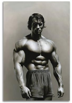 STFHRTFGGH Arnold Schwarzenegger Schauspieler-Poster, dekoratives Gemälde, Leinwand, Wandposter und Kunstdruck, moderne Familienschlafzimmer-Dekoration, Poster, 40 x 60 cm