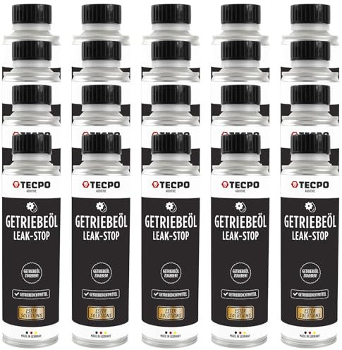 TECPO 20x Dichtungs-Additiv, 300ml Getriebeöl Verlust Stopp - Getriebedichtmittel zum Stoppen von Leckagen und ölgeschmierten Systemen