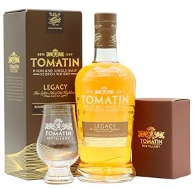 Tomatin - Legacy Highland Single Malt - Whisky 70cl 43% ABV (Includes Glencairn Glass)