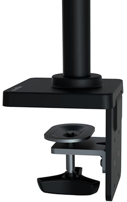 Ergotron – LX Pro Standard Base with 2-Piece Desk Clamp Conversion Kit – Add-on for LX Pro Wall Monitor Arms, Matte Black