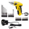4.8V Cordless Screwdriver Set 26pc - Features: Ergonomic Design, Comfortable Grip, Compact, Lightweight & Easy to Use, Left Or Right Hand Operation, Forward & Reverse Function, 4.8 Volts