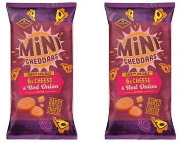 Cheese & Red Onion Flavour Baked Snacks, 138g, Pack of 2