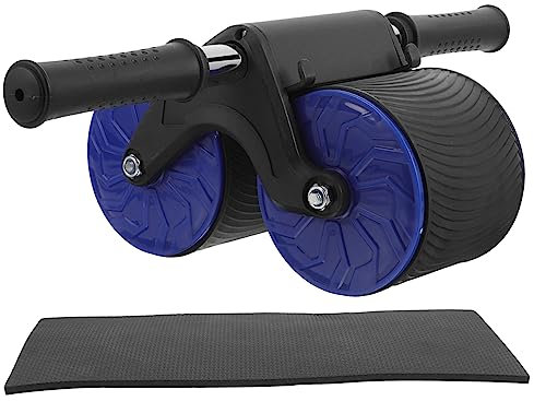 ibasenice 1Satz Bauchmuskeltrainer Rollgerät Professionelles Fitnessgerät Mit Rädern Tragbarem Design Für Effektives Bauchmuskeltraining Zu Hause Für Verschiedene Übungen