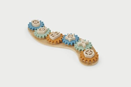 tickit Silisoft Shape Puzzle mit 4 geometrischen Formen, weiches sensorisches Silikonpuzzle für die Feinmotorik des Babys, die kognitive Entwicklung und das frühe Lernen, neutral