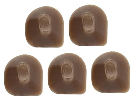 BESTonZON 5 Stück Flöten Dämpfungspads aus Robustem Gummi Stoßdämpfende Flötenknopfmatten Leichtes Zubehör für Querflöte Professionelle Stummschaltsteine für Blasinstrumente